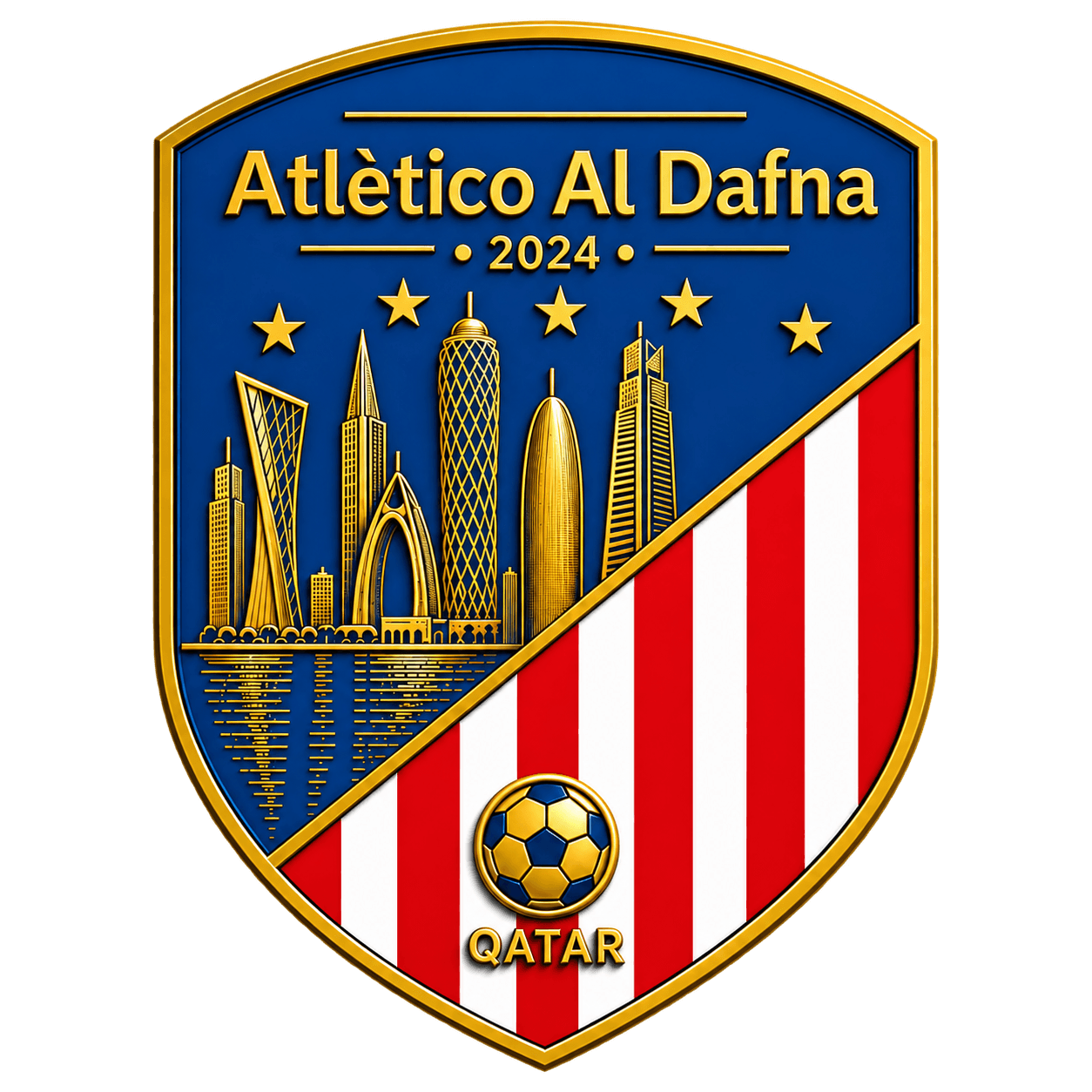 Official Atlético Al Dafna Football Academy crest